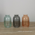 ribbed modern small mini glass crystal vases